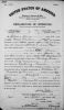 1908 Declaration of Intent to Naturalize for Julius Huck