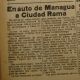 'En Auto de Managua a Ciudad Rama' - La Noticia, Managua