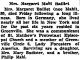 1936 Obituary of Margaret Mahl Baillet