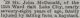 1874 Death Notice of John McDonald