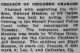 1913 Newspaper Article for Edward Meaken