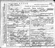 1921, Death Certificate for Henrietta (Noble) Gilbert