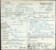 The Death Certificate of Mary W (Cochran) Sembower in 1922