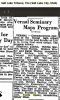 The Salt Lake Tribune, 2 May 1931
Vernal Seminary Graduation Program