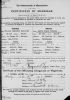 1917 Marriage Certificate for William Lawrence Sullivan and Annie Grace Buckley