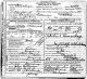 The Death Certificate of Caroline (Stange) Tillman of Cleveland, Ohio