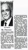 Obituary for Waldmar Fredrick Petersen: 10 August 1971