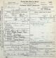 The Death Certificate of Ernest Warr in 1922