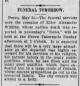 Funeral Services for Alexander Wilkins Sr.: 1902 