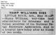 'Hamp' Williams Death
