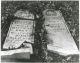 Paulus Wagner and his wife Anna's tombstones in the small cemetery above the beer caves