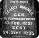 George Wagner headstone