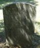 Clarissa Edwards Burial Headstone