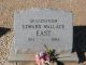 Edward Wallace East Headstone