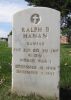 Ralph B Hanan Burial Headstone