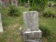 Sarah A Kauffman Burial Headstone