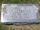 Headstone of Viola F. Armstrong