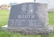 Headstone for Charles Owen Booth (1914-1994) and Elsie P. McClure (1913-2000)