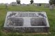 Headstone for Edwin M. Booth (1874-1956) and Bell C. Booth (1876-1937)