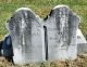 The Headstone of George and Jane Cherry in the Mount Pleasant Cemetery