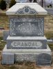 The Headstone of Martin Pardon Crandall in the Evergreen Cemetery