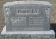 Headstone for Joseph F. Davis and Paley Jane Cranford Davis