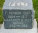 The Headstone of Francis Vernon and Margaret (Duerden) Felt in the Salt Lake City Cemetery