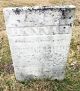 Headstone of Hannah Fuller in the Prentiss Cemetery