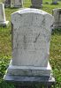 The Headstone of Sarah (Gilliland) Mercer in the Grove Methodist Church Cemetery