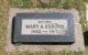 Headstone for Mary Amelia Rollins Osborn Hakes