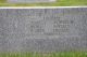 Back of headstone for Henry and Olga L. Jensen Larsen