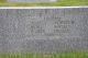 Back of headstone for Henry and Olga L. Jensen Larsen