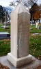 The Headstone of Oliver Boardman Huntington in the Springville City Center of Springville, UT
