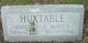 George Edwin Huxtable Headstone 1955
Onondaga Valley Cemetery