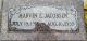 The Headstone of Marvin E. Jacobsen in the Logan City Cemetery