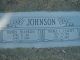 Headstone for Daniel Johnson and Mable Leavitt Johnson