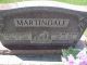 Headstone of Loye Everett and Dora Mae (Taylor) Martindale