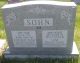 Headstone of Sam and Esther Leah Sohn