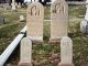 The Headstones of Thomas Speirs and Mary Cochran Speirs in the Salt Lake City Cemetery