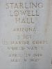 Headstone for Starling Lowell Hall