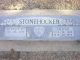 Headstone for Oliver Stonehocker