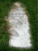 The Headstone of Julia M. (Strickland) Miller in the St. Paul's Lutheran Cemetery