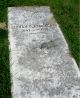 The Headstone of Zeruah D. Strickland in the St. Paul's Lutheran Church Cemetery