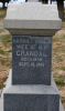 Headstone of Harriet (Taylor) Crandall in the Evergreen Cemetery