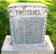 Headstone for Francis Edward Twitchel, Lottie E. Van Vleet, and Linda L. Edwards