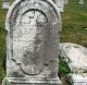 The Headstone of Mary (Walker) Mercer in the Grove Methodist Church Cemetery