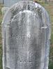 The Headstone of Martha Ann (Wollerton) Strickland in the Saint Matthew's Cemetery