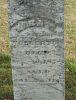 The Headstone of Ziba C Wollerton in the Kepper Cemetery