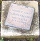 The Headstone of Marcy Ann Zimrmann in the Sunset Memorial Park Cemetery