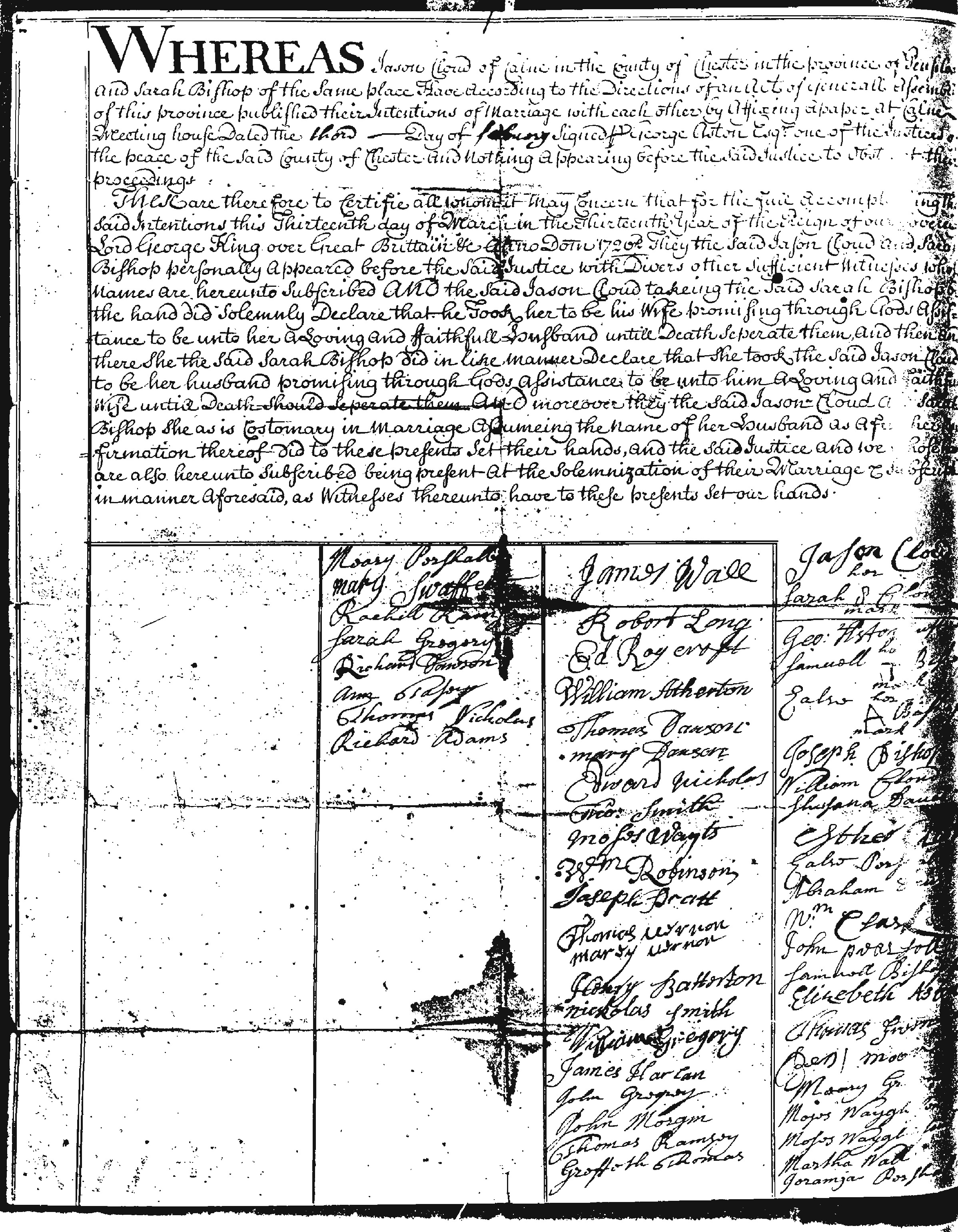 Genealogical notes of the Cloud family, founded by William Cloud